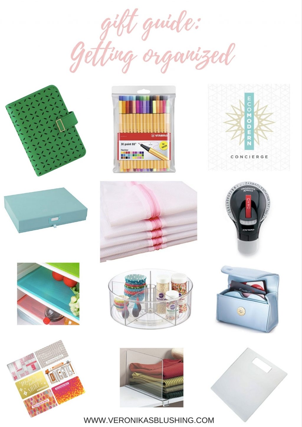 A Professional Organizer's Gift Guide for Getting Organized Veronika