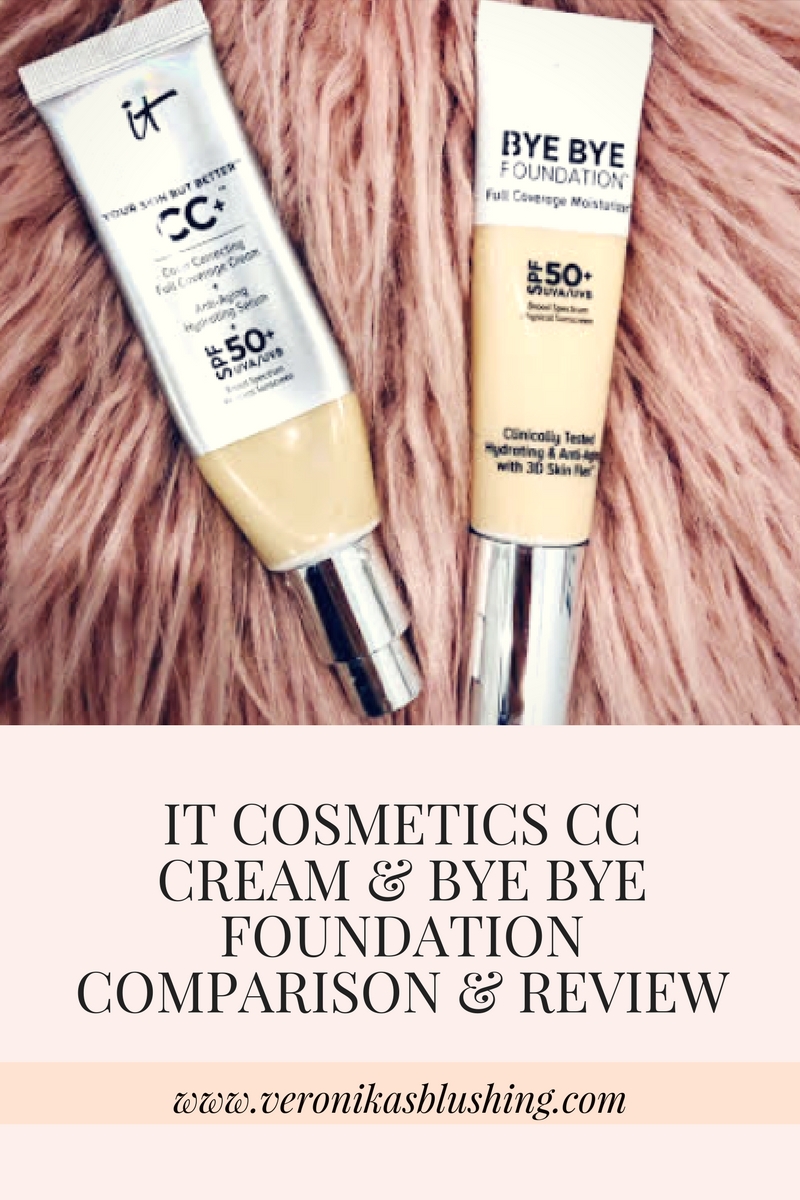 IT Cosmetics CC Creams : Full Review, Swatches & Comparison of all