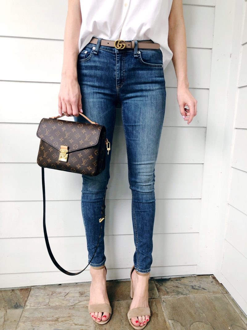 Louis Vuitton Reversible Belt Review + Outfit Inspiration - Dawn P