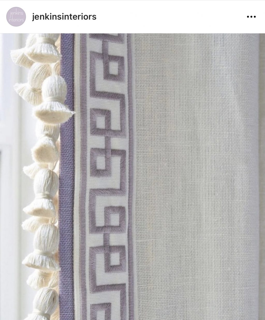 Where to Buy Greek Key Trim for Curtains - Veronika's Blushing