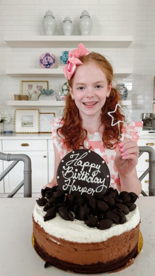 Happy 10th birthday to our smart, beautiful, sweet, kind, creative, magnificent little girl! We love you times infinity Harper Reese 💗🎂💜