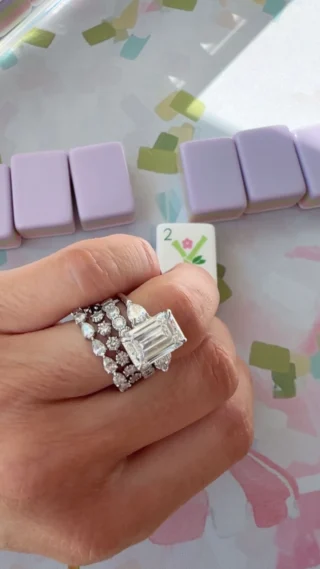 Designing my upgraded engagement ring with @wolfdiamonds was a dream come true & I’m so excited to reveal it to you today! 

Y’all know I went in wanting an oval diamond, but when I tried different stones on, I just couldn’t get over the classic elegance of the emerald cut diamonds. I love the step cut of an emerald and how they feel like a “hall of mirrors” in a way. I felt it looked best on my finger and was most representative of my style and taste.

We discussed size and other attributes of the center stone and Wolf sourced several emerald cut diamonds for me to choose from. Then, we decided on side stones - I thought it was a special touch for an updated ring to include stones that represent our children, unity and commitment. 

Wolf even created a wax mold for me, based on the CAD drawings of my ring, which helped me visualize exactly how the setting would sit on my finger and how the stones looked in the setting. 

It was such a seamless experience & I’ll forever cherish this beautiful ring that symbolizes our love, marriage & family. 

Ready to design your dream ring or transform a piece you already own? @wolfdiamonds can work with you locally or out of state to source mined or lab grown stones for you and create a bespoke piece that will take your breath away. Email Hello@wolfdiamonds.com, DM @wolfdiamonds or call 713-439-7486 to get started!

*Wolf Diamonds Partner